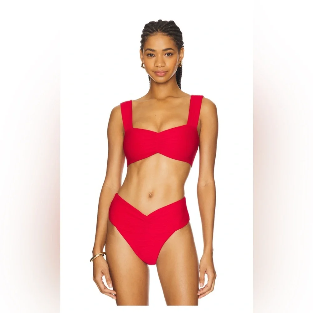 L*Space Eco Chic Repreve® Marlee Bikini Top, size Large , $110